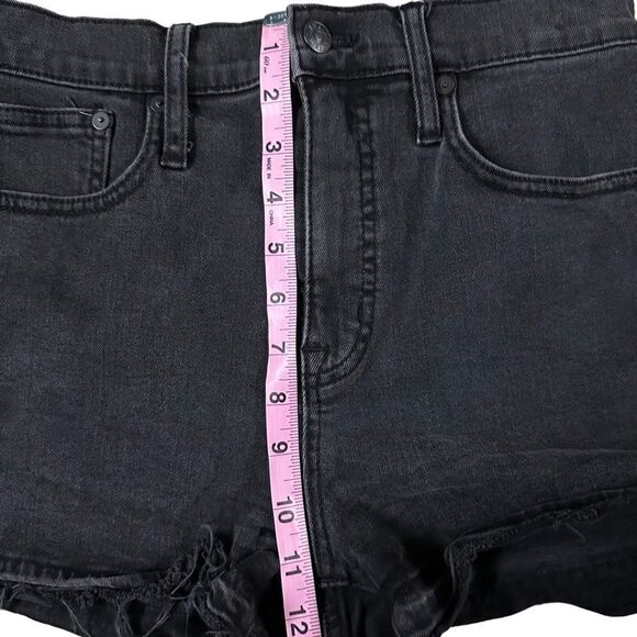 Madewell ~ Black Denim Shorts ~ size 27 - Picture 7 of 7